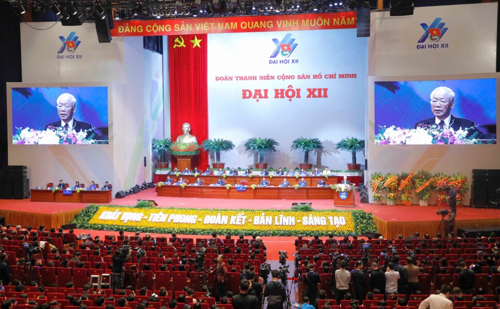Tổng Bí thư Nguyễn Phú Trọng phát biểu chỉ đạo tại Đại hội Đoàn toàn quốc lần thứ XII, nhiệm kỳ 2022 – 2027 (Ngày 15/12/2022)
