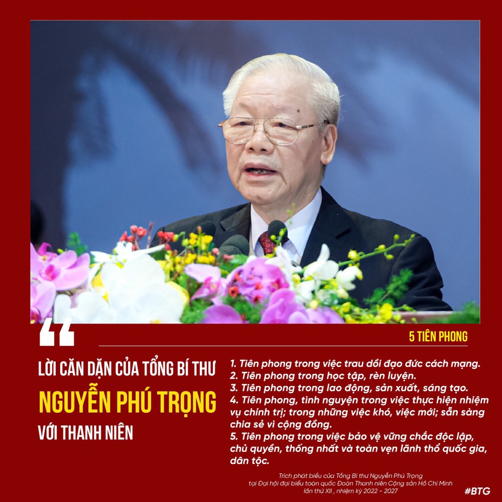 Lời căn dặn của Tổng Bí thư Nguyễn Phú Trọng dành cho thanh niên ảnh 1