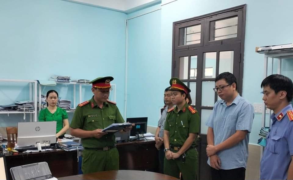 Công an huyện núi Thành, Quảng Nam tiến hành bắt tạm giam các đối tượng