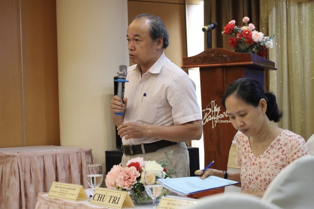 Ông Nguyễn Đình Phúc, Chủ tịch Liên hiệp các hội khoa học và kỹ thuật TP Đà Nẵng mong muốn các Sở, ngành chú ý hơn hỗ trợ cho người khuyết tật cùng tham gia các hoạt động bảo vệ môi trường 