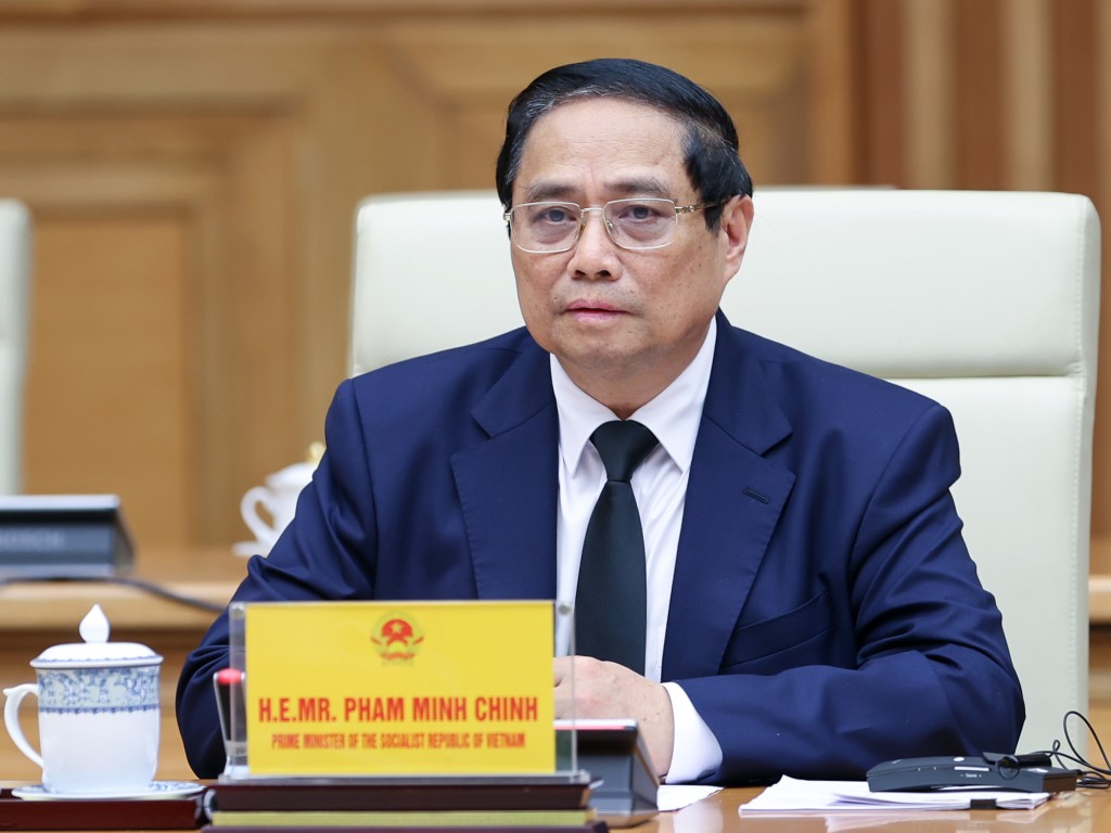 Thủ tướng tái khẳng định chính sách nhất quán của Việt Nam trong củng cố và phát triển mối quan hệ anh em đặc biệt, đoàn kết thủy chung, hữu nghị truyền thống và hợp tác toàn diện Việt Nam-Cuba - Ảnh: VGP/Nhật Bắc