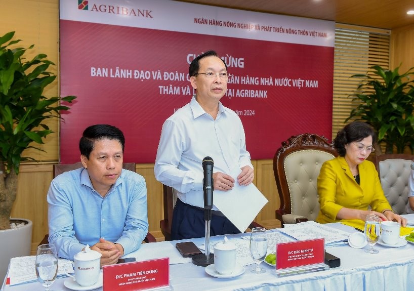 Phó Thống đốc Thường trực NHNN Đào Minh Tú phát biểu chỉ đạo