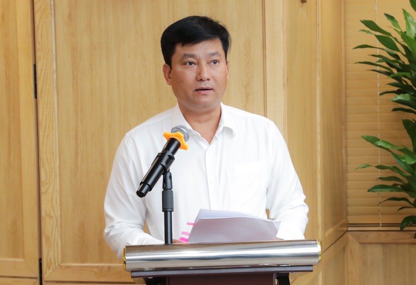 Tổng Giám đốc Agribank Phạm Toàn Vượng báo cáo hoạt động kinh doanh của Agribank