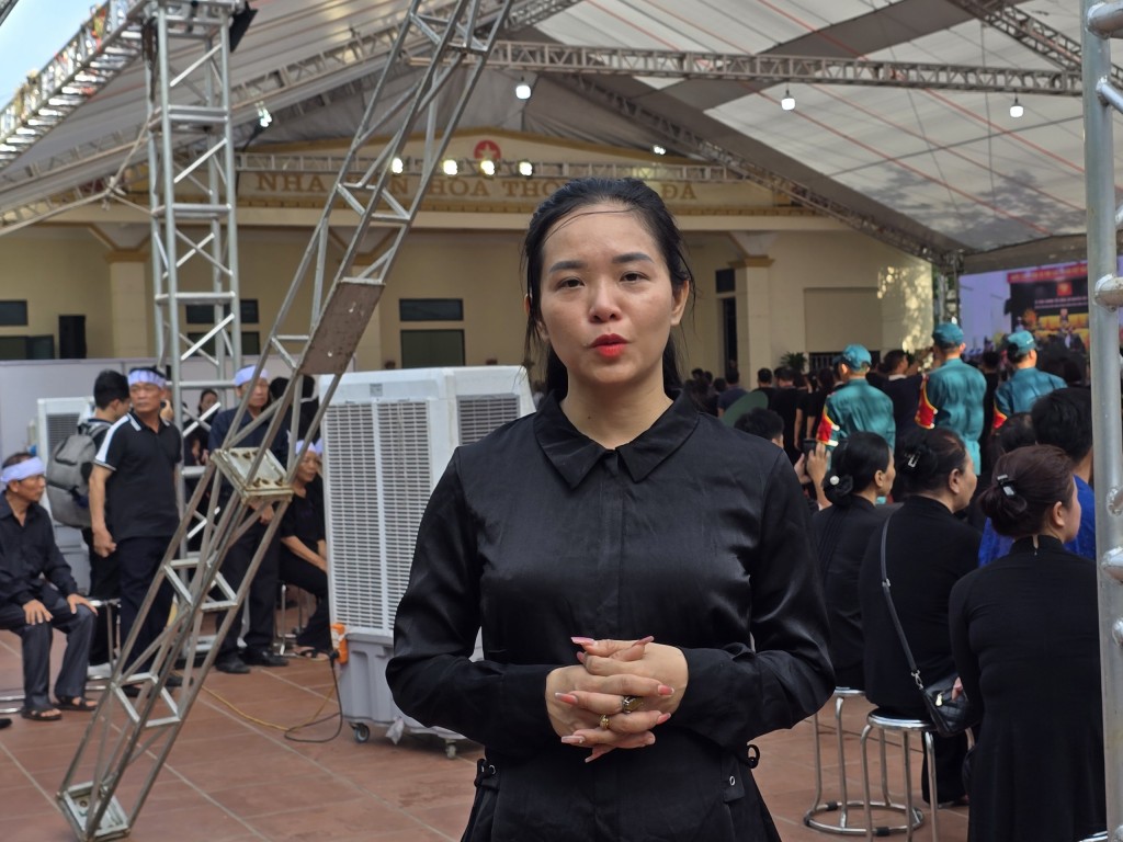 Chị Trần Ánh Tuyết xúc động trước sự ra đi của Tổng Bí thư Nguyễn Phú Trọng