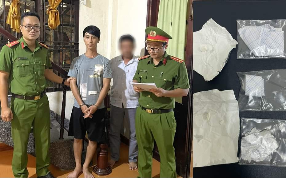 Quảng Nam: Bắt quả tang đối tượng tàng trữ ma túy