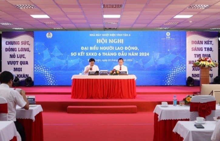 Nhà máy Nhiệt điện Vĩnh Tân 4 tổ chức Hội nghị đại biểu người lao động năm 2024