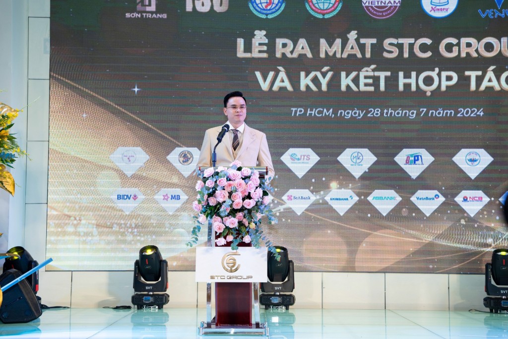 Ông Ngô Ngọc Sơn, Chủ tịch STC Group phát biểu tại sự kiện