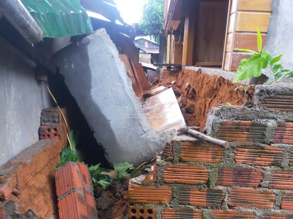 Kon Tum: Nhiều địa phương bị thiệt hại do mưa lớn kéo dài