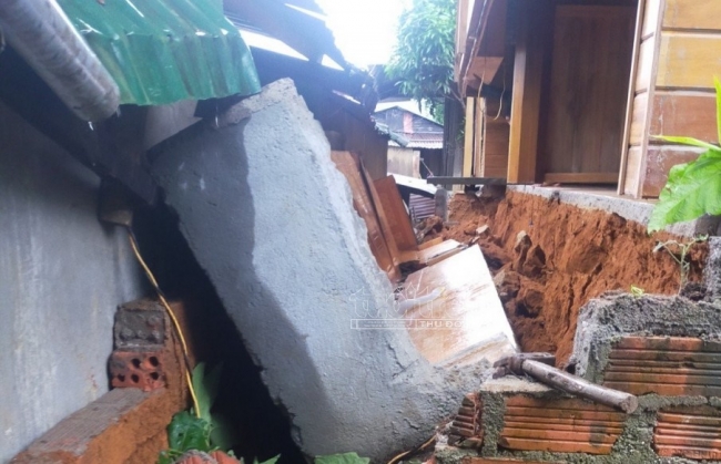 Kon Tum: Nhiều địa phương bị thiệt hại do mưa lớn kéo dài
