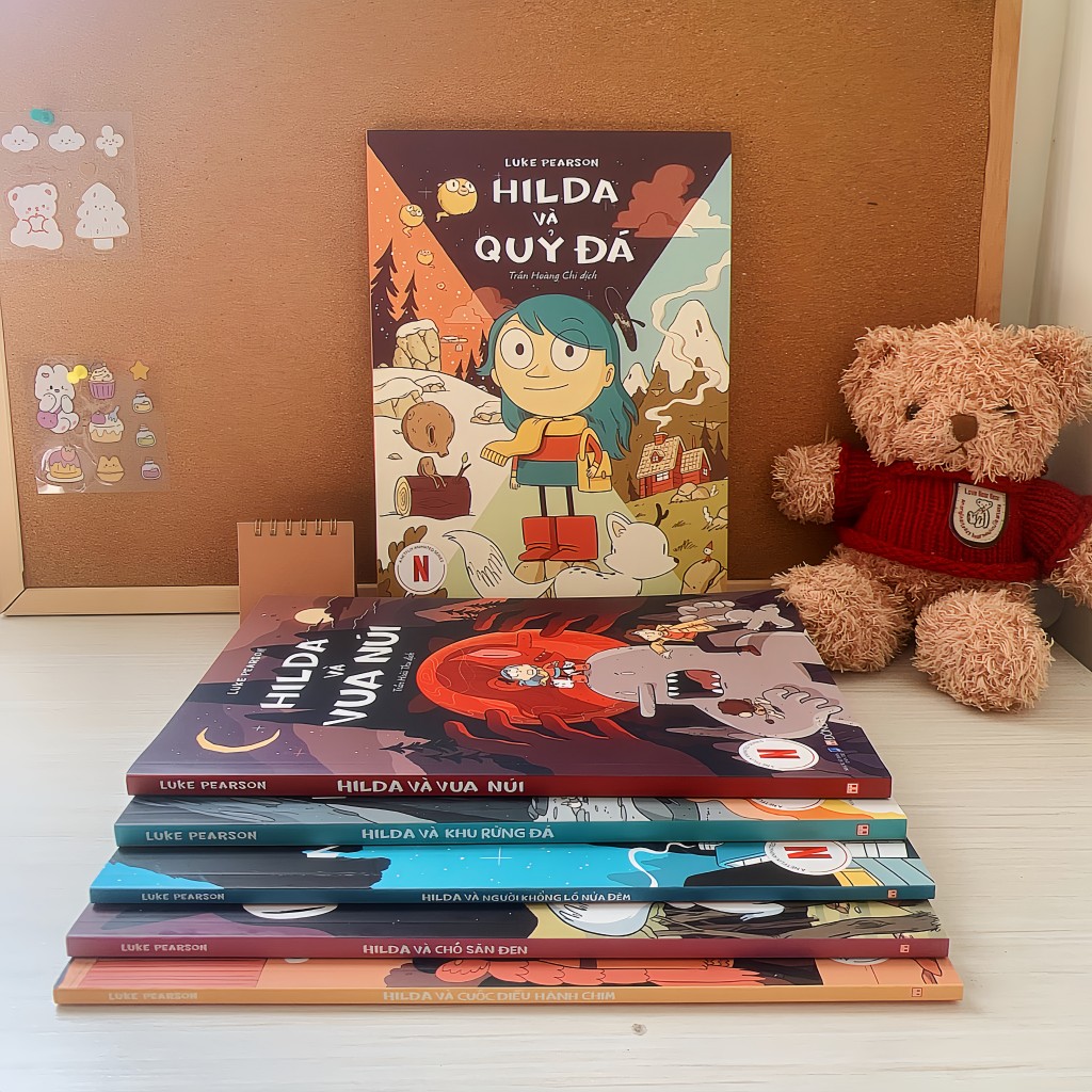 Bộ sách về cô bé Hilda ưa mạo hiểm đến với bạn đọc Việt