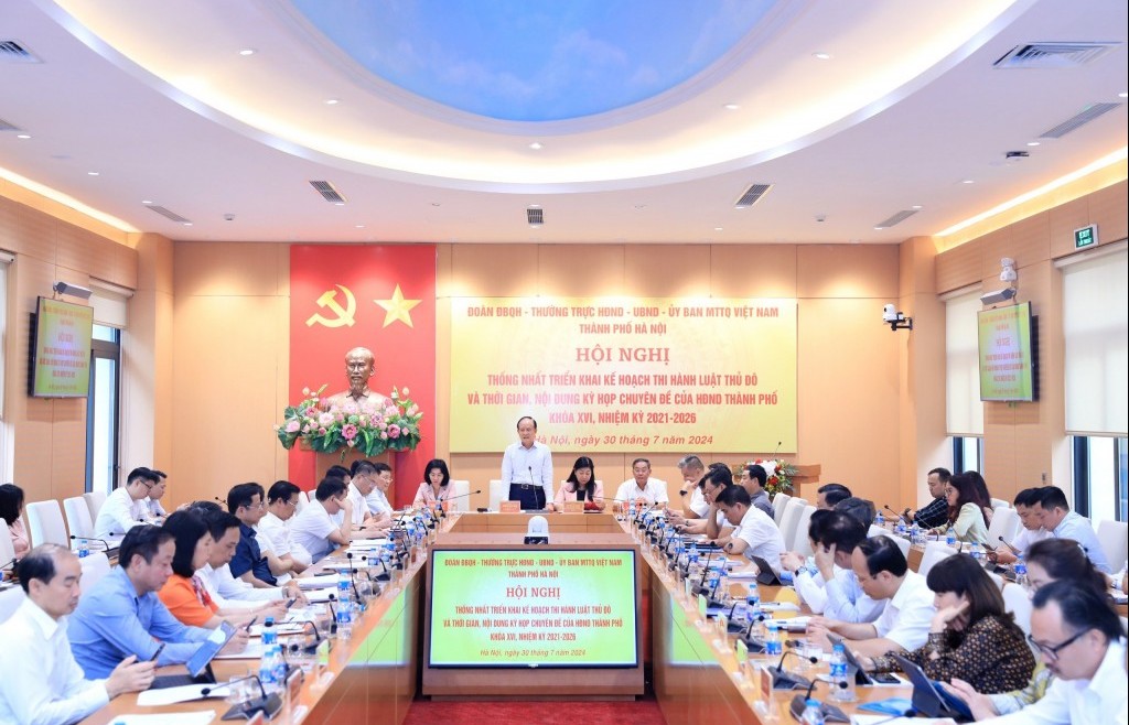 Tổ chức kỳ họp thứ 18 HĐND TP Hà Nội trong tháng 9/2024