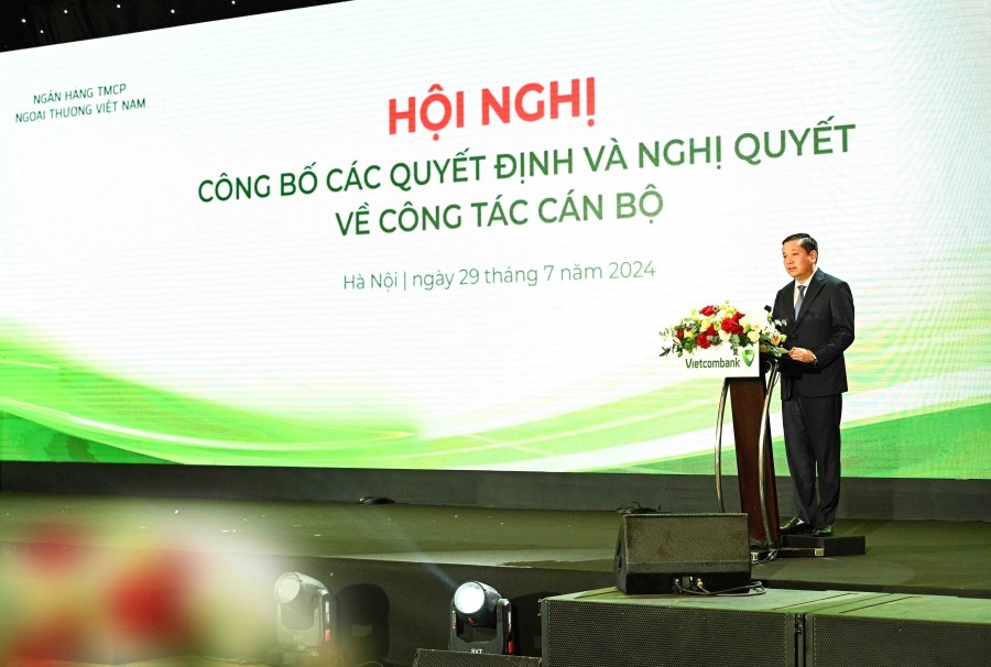 Ông Nguyễn Long Hải - Ủy viên dự khuyết BCH Trung ương Đảng, Bí thư Đảng ủy Khối DNTƯ phát biểu chỉ đạo tại Hội nghị