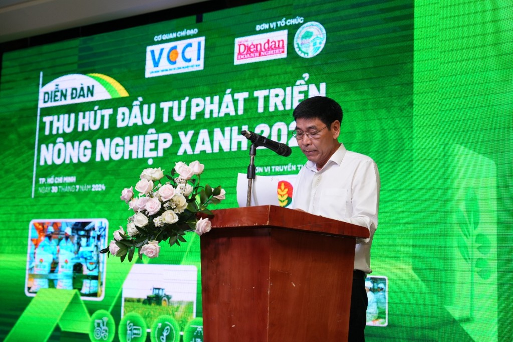   Ông Lê Minh Dũng - Chủ tịch Hội Nông dân TP. HCM phát biểu tại Diễn đàn