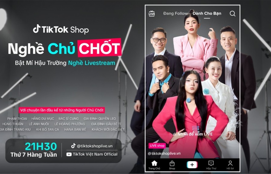 TikTok Shop ra mắt chương trình thực tế "Nghề chủ chốt"