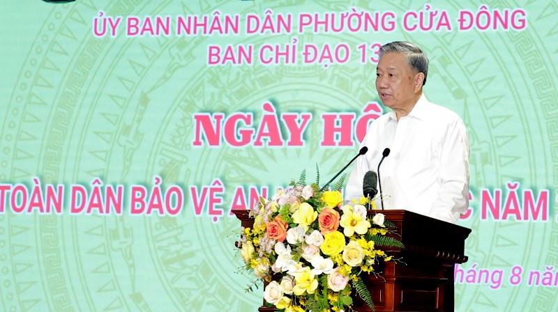 Chủ tịch nước Tô Lâm phát biểu tại buổi lễ