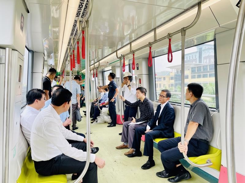 Đủ điều kiện vận hành đoạn trên cao metro Nhổn - ga Hà Nội