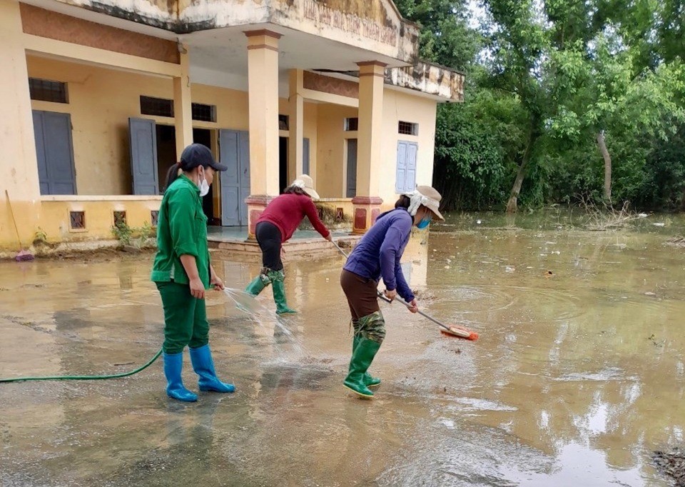 Người dân vùng lũ đang dần ổn định cuộc sống