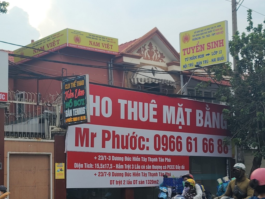 Một cơ sở trường THCS-THPT Nam Việt có dấu hiệu hoạt động không phép