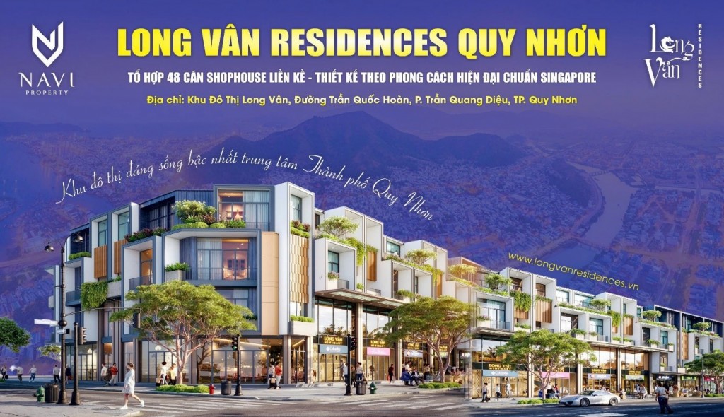 Shophouse Long Vân Residences kỳ vọng là điểm đến thu hút những Nhà đầu tư 