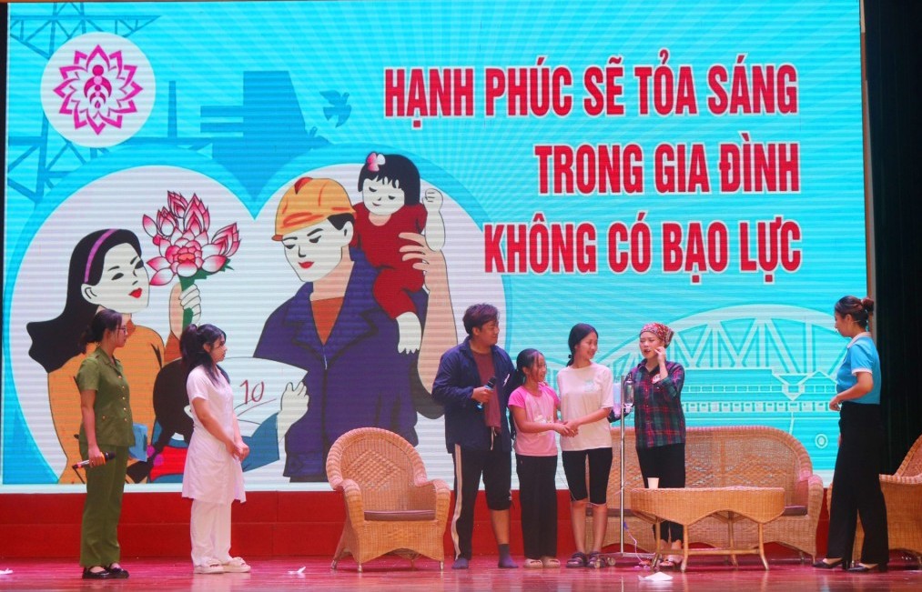 Sôi nổi hội thi phòng ngừa bạo lực, xâm hại phụ nữ, trẻ em