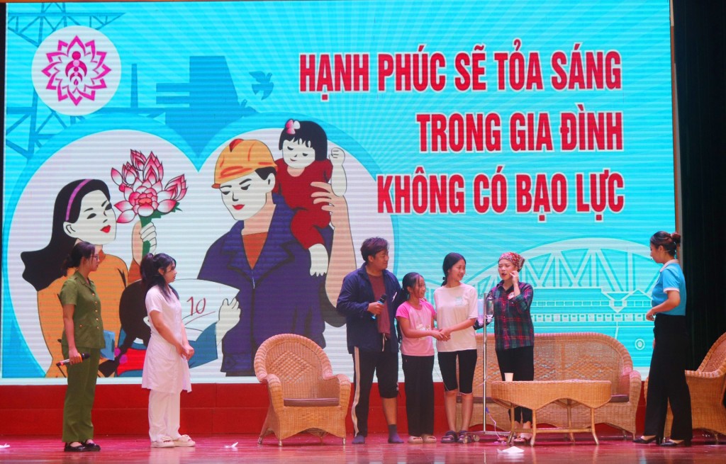 Sôi nổi hội thi phòng ngừa bạo lực, xâm hại phụ nữ, trẻ em