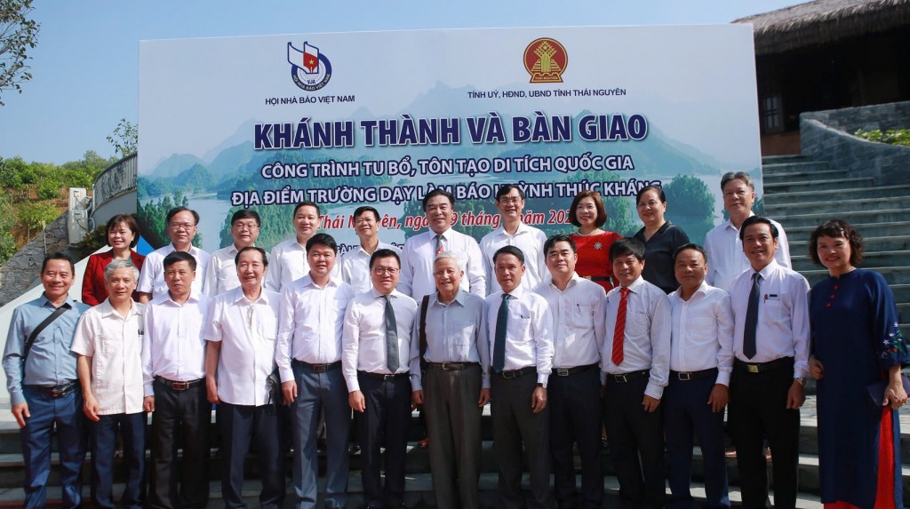 Khánh thành Di tích Quốc gia Trường dạy làm báo Huỳnh Thúc Kháng