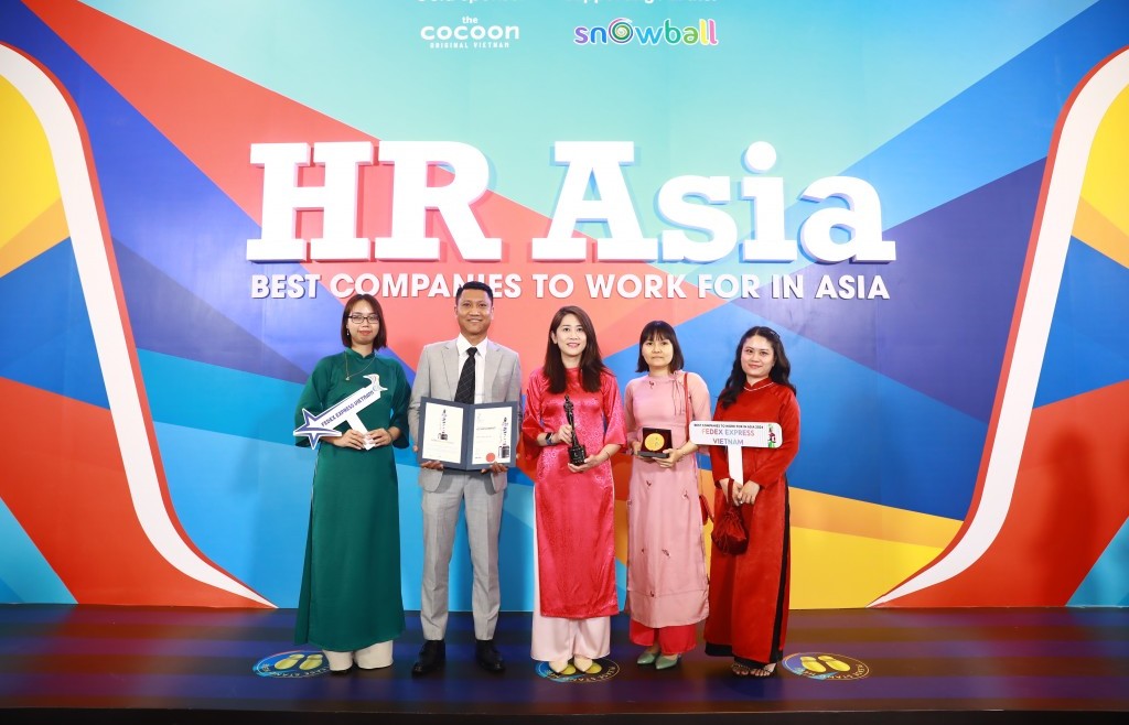 FedEx được vinh danh nhận hai hạng mục giải thưởng danh giá tại HR Asia Awards 2024 Việt Nam