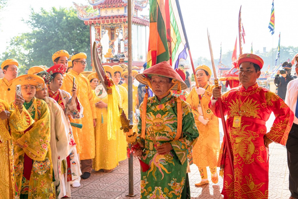 Lễ hội điện Huệ Nam góp phần bảo tồn và phát huy giá trị văn hóa, di sản gắn với di tích, thực hành tín ngưỡng thờ mẫu