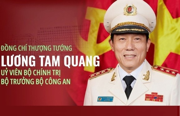 Chân dung Ủy viên Bộ Chính trị, Bộ trưởng Bộ Công an Lương Tam Quang