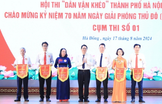 Quận Tây Hồ giành giải Nhất vòng sơ khảo Hội thi Dân vận khéo