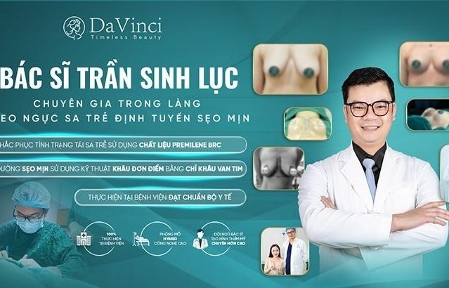 Thạc sĩ, bác sĩ nội trú Trần Sinh Lục: Chuyên gia trong làng treo ngực sa trễ định tuyến sẹo mịn