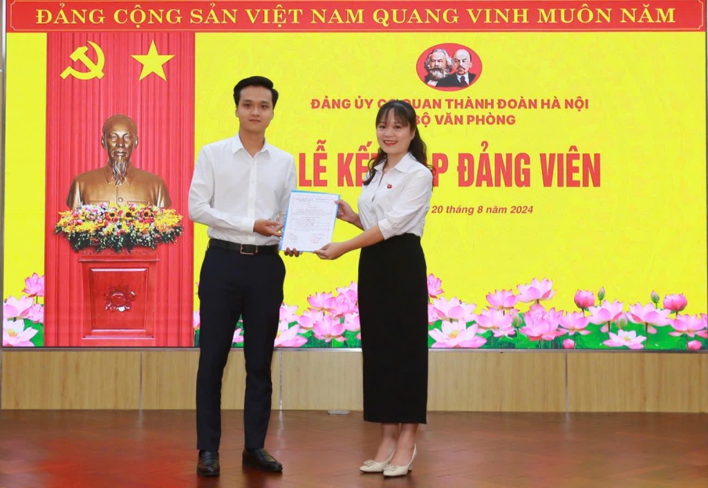 Lê Thị Diệp, Bí thư Chi bộ Văn phòng, Chánh Văn phòng Thành đoàn Hà Nội 