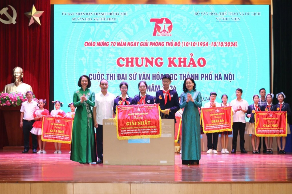 Huyện Đông Anh giành giải Nhất Đại sứ Văn hóa đọc Hà Nội 2024