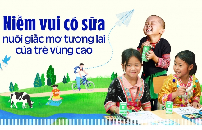 Niềm vui có sữa nuôi giấc mơ tương lai của trẻ vùng cao