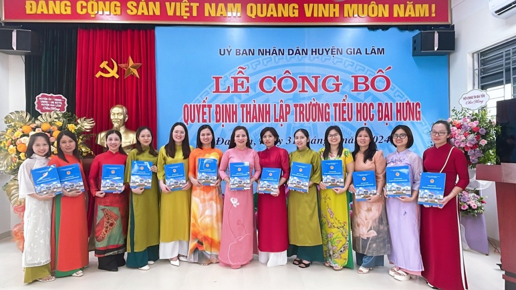 Là ngôi trường vừa thành lập, trường Tiểu học Đại Hưng đã có đội ngũ giáo viên cốt cán tâm huyết với nghề, có trình độ chuyên môn cao