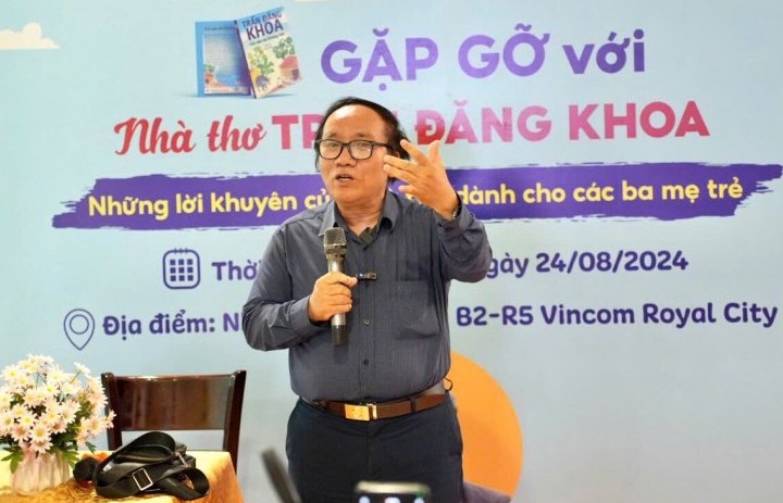 Những lời khuyên của nhà thơ Trần Đăng Khoa tới các ba mẹ trẻ