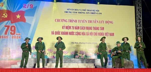 Một số tiết mục nghệ thuật tại Chương trình tuyên truyền lưu động