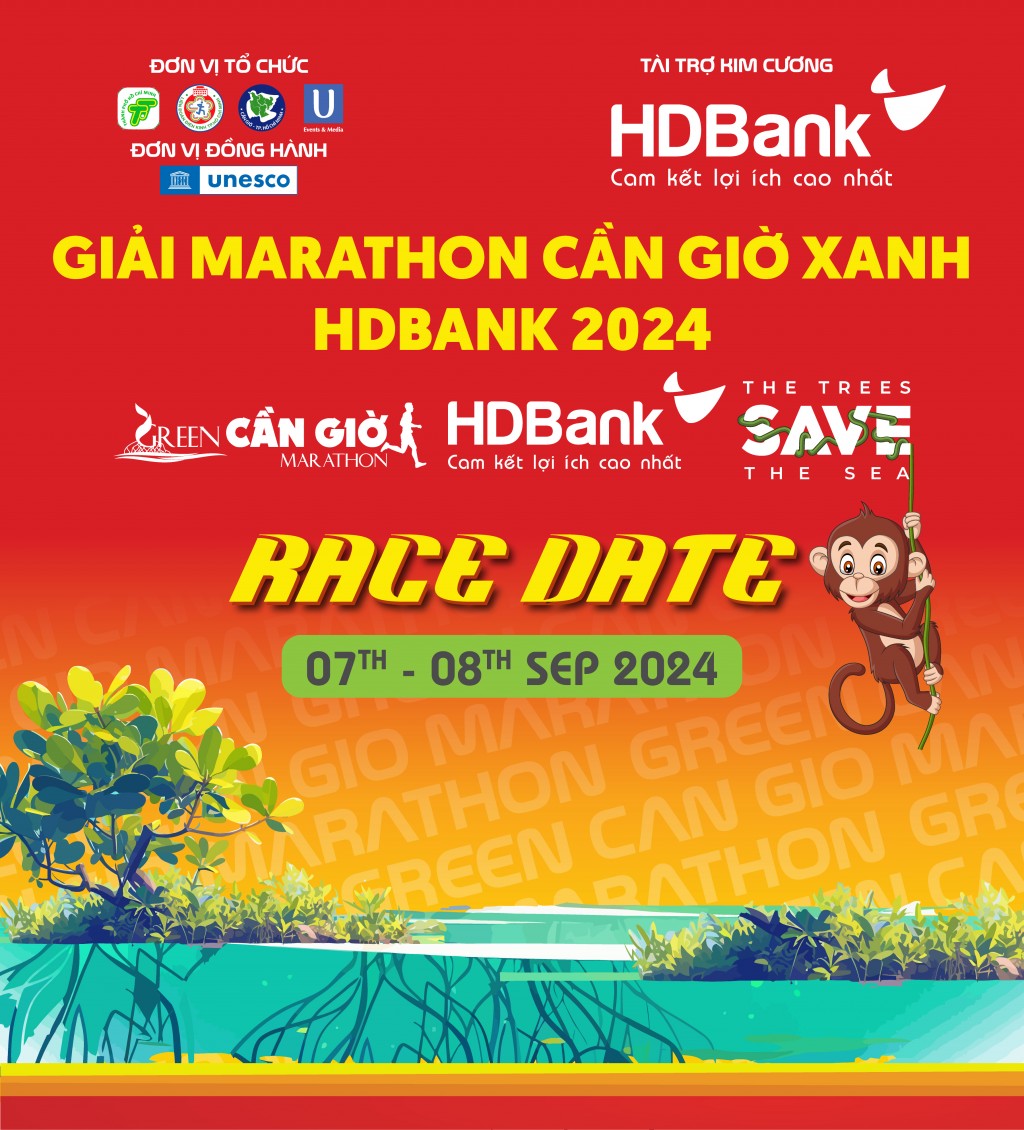  Green Cần Giờ Marathon HDBank 2024 – “Đường đua xanh” của tinh thần ESG  thu hút  hơn 3.000 Runners trong nước và quốc tế tham gia