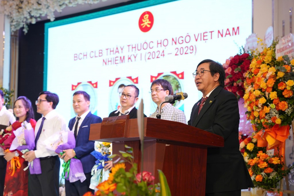 Thầy thuốc Nhân dân, GS.TS, bác sĩ Ngô Minh Xuân, Giảng viên cao cấp, Chủ tịch Hội đồng Khoa học - Đào tạo, nguyên Hiệu trưởng, Chủ tịch Hội đồng trường Đại học Y khoa Phạm Ngọc Thạch