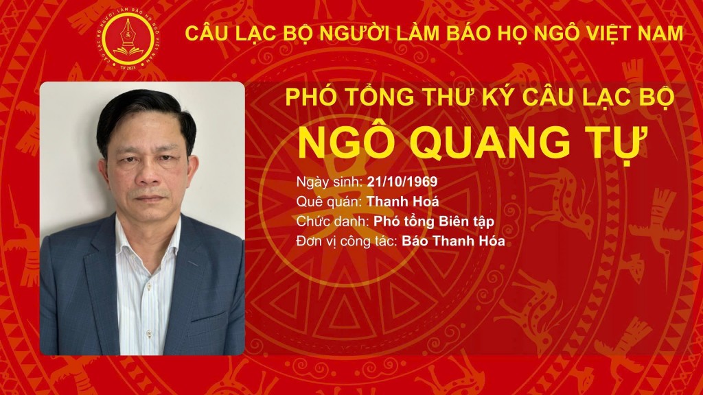 Câu lạc bộ Người làm báo họ Ngô Việt Nam tổ chức thành công đại hội lần thứ nhất