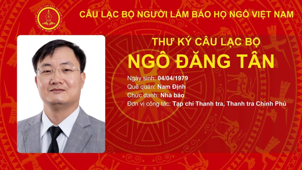 Câu lạc bộ Người làm báo họ Ngô Việt Nam tổ chức thành công đại hội lần thứ nhất