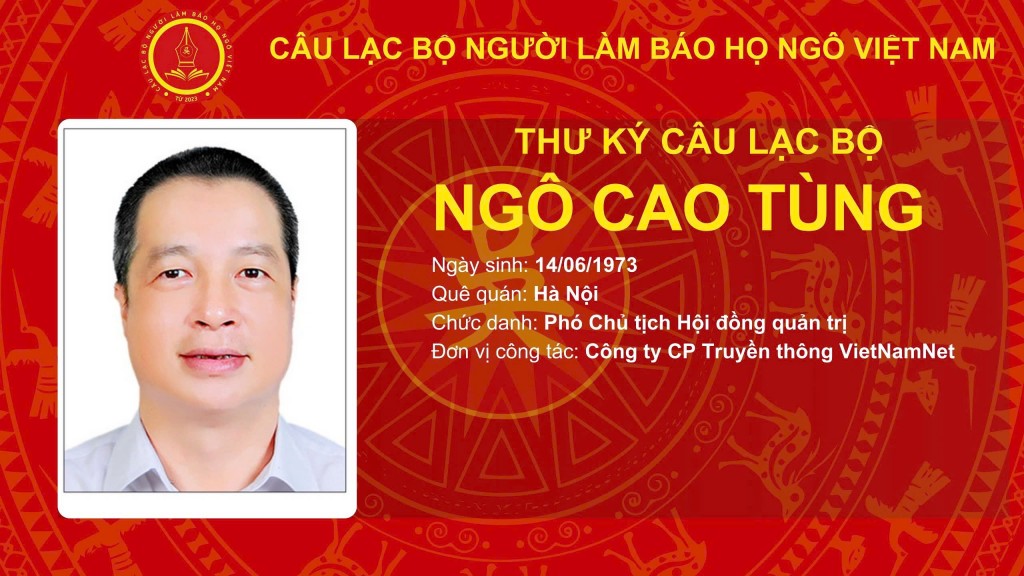 Câu lạc bộ Người làm báo họ Ngô Việt Nam tổ chức thành công đại hội lần thứ nhất