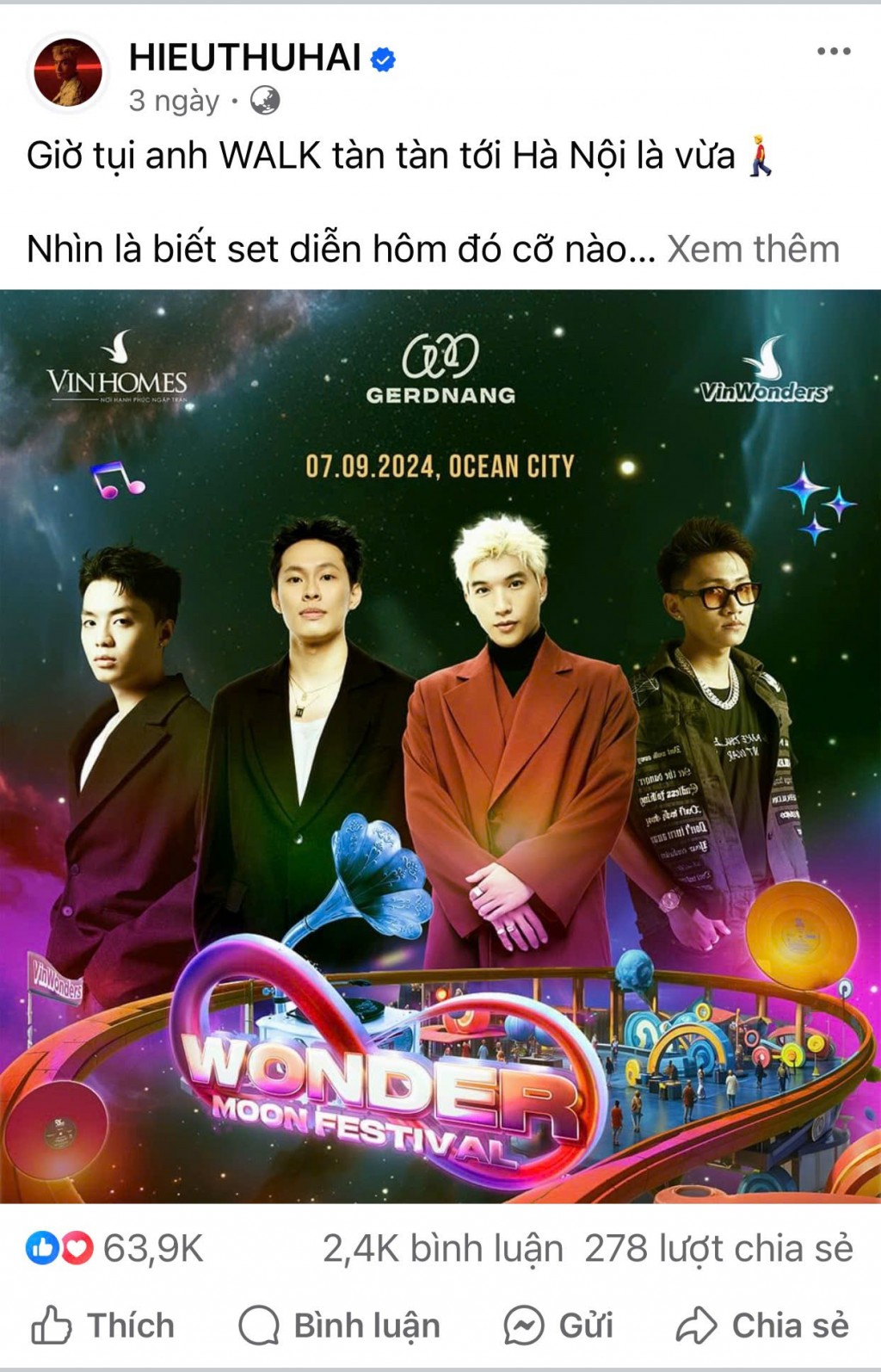 Dàn line-up “khủng” háo hức tham dự 8WONDER Moon Festival, cõi mạng nhanh chóng dậy sóng