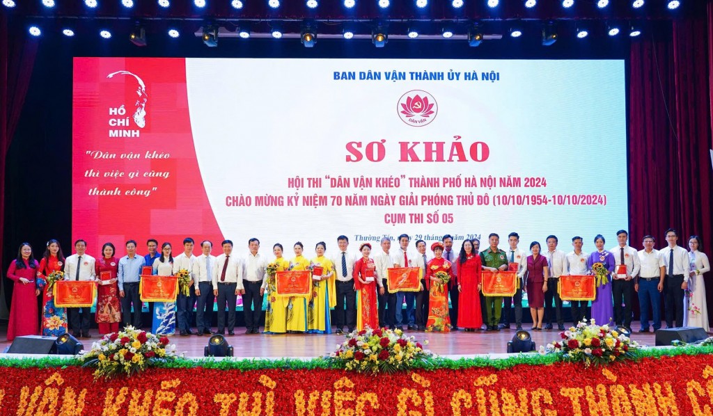 Huyện Phú Xuyên giành giải Nhất Hội thi “Dân vận khéo” cụm 5