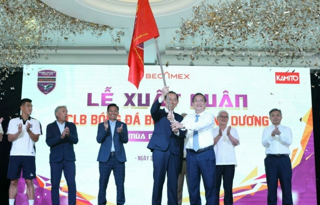 CLB Becamex Bình Dương xuất quân mùa giải 2024 - 2025