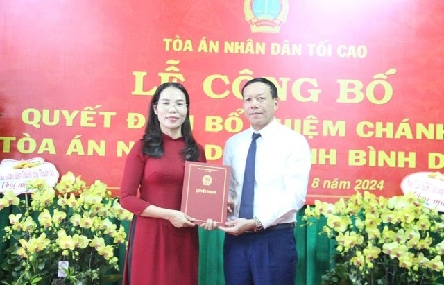 Bình Dương có tân Chánh án TAND tỉnh