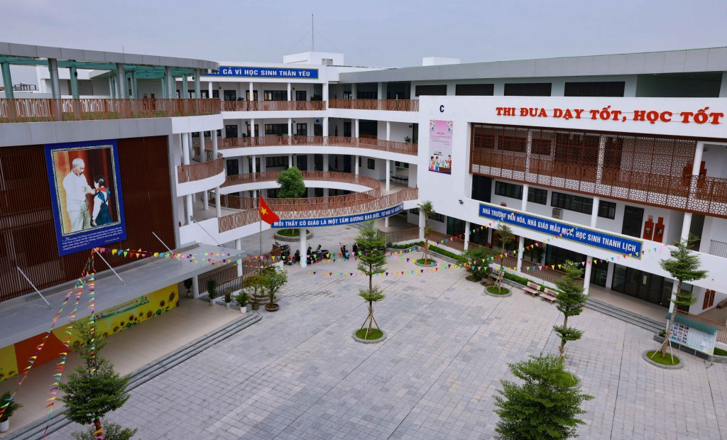 Trường học Thủ đô khoe cơ sở vật chất khang trang, hiện đại Trường học Thủ đô khoe cơ sở vật chất khang trang, hiện đại