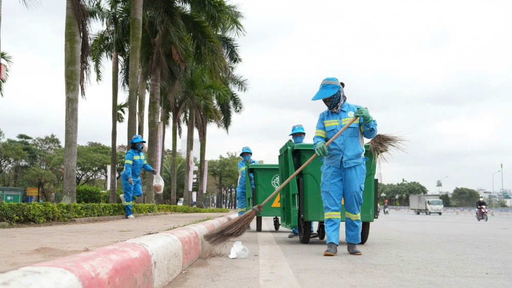 Nâng cao năng suất, hiệu quả vệ sinh môi trường dịp Quốc khánh