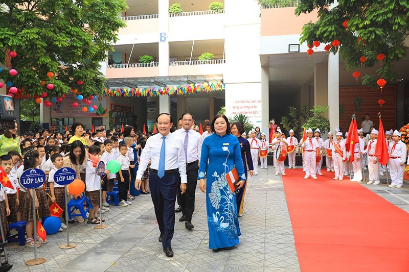 Trường Tiểu học Chu Văn An vững vàng, tự tin bước vào năm học mới