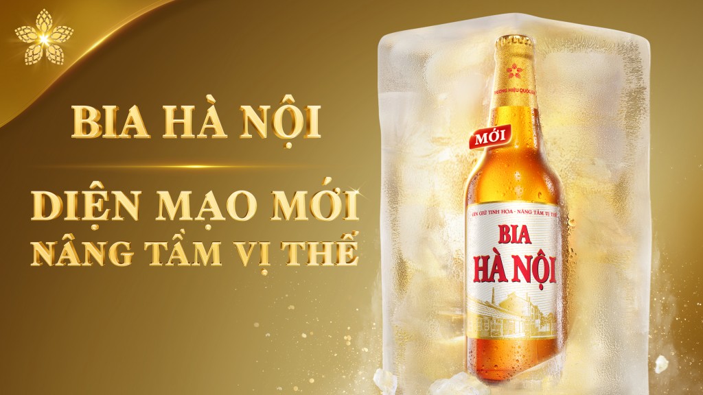 Bia Hà Nội - Phiên bản chai 450ml thay diện mạo mới, nâng tầm vị thế